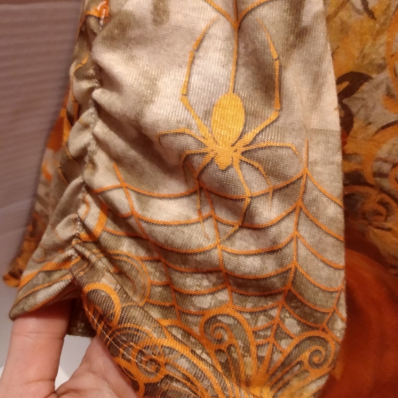 NWOT One World 🍁 🎃 Fall Halloween Ladies 3/4 Sleeve Shirt size large - Picture 6 of 8